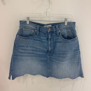 Madewell Jean skirt